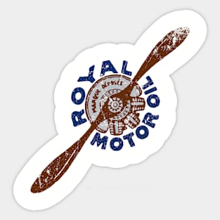 Royal Motor Oil Sticker